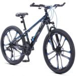 Cyclux 26 Zoll Mountainbike für Jugendliche | Für Körpergröße ca. 140–165 cm | Shimano 21-Gang Schaltung | Scheibenbremsen | Blau