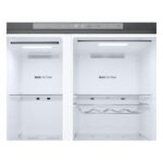 LG GSJE81PYBD Side-by-Side Kühlschrank mit Gefrierfach (628 L, Energieklasse D) mit Eis- und Wasserspender, UVNano, DoorCooling+, Smart Inverter Compressor, Silber – Bild 13