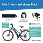 Fischer E-Bike Trekking VIATOR 2.1 Active, Elektrofahrrad für Damen und Herren, RH 50, 459Wh, Heckmotor 50Nm, 48V – Bild 8