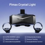 Pimax Crystal Light Hochauflösendes PC VR-Headset & VR-Brille mit 8K-Auflösung & 120Hz – Für SteamVR-Spiele, Flug- & Rennsimulatoren – Inklusive Controller, Vollzahlungs-Version – Bild 2