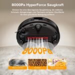 roborock QV 35A Set Saugroboter mit Wischfunktion mit 8.000 Pa Saugkraft – Bild 3