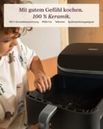 COSORI Turbo Tower Pro Smart Airfryer, 10,8L Keramikbeschichtung Heißluftfritteuse, DualBlaze-Technologie und WLAN-Steuerung, Silbergrau, Grau Silber – Bild 2