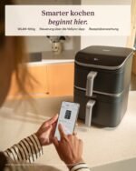 COSORI Turbo Tower Pro Smart Airfryer, 10,8L Keramikbeschichtung Heißluftfritteuse, DualBlaze-Technologie und WLAN-Steuerung, Silbergrau, Grau Silber – Bild 5