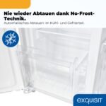 Exquisit SBS546-040D Side-by-Side Kühlschrank, 442 L, No Frost, Weiss – Bild 6
