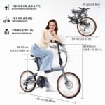 EVERCROSS EM1 Klappbares Fahrrad für Erwachsene & Jugendliche ab 12 Jahren – Bild 6