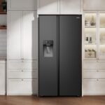 Hisense RS5P528STFE Side-by-Side mit Eis-, Crushed- und Wasserspender/ 528L/ Wassertank/ConnectLife/Supercool/Big Box/Flat Duct/XXL Türfach/BxHxT: 91,1×178,6×61,5cm/ Schwarz [Energieklasse E] – Bild 10