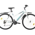 Multibrand PROBIKE 6th Sense 26 Zoll Mountainbike ALU Rahmen 18 Gang, Mädchen-Fahhrad & Damen-Fahhrad geeignet ab 155 cm - 175 cm (Weiß Blau Aluminium)