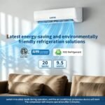 Split Klimaanlage, Heizen/Kühlen, A++, 9000 BTU (2.7 kW) Inverter Klimagerät, Ultraleise, Energiesparmodus, WiFi & App, bis 70qm, Klimagerät Wandmontage R32 Kältemittel, Montagematerial – Bild 4