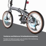 EVERCROSS EM1 Klappbares Fahrrad für Erwachsene & Jugendliche ab 12 Jahren – Bild 5
