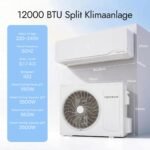 Cozeware Split Klimaanlage, 12000 BTU / 3,500 W – Bild 2