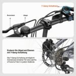 EVERCROSS EM1 Klappbares Fahrrad für Erwachsene & Jugendliche ab 12 Jahren – Bild 3
