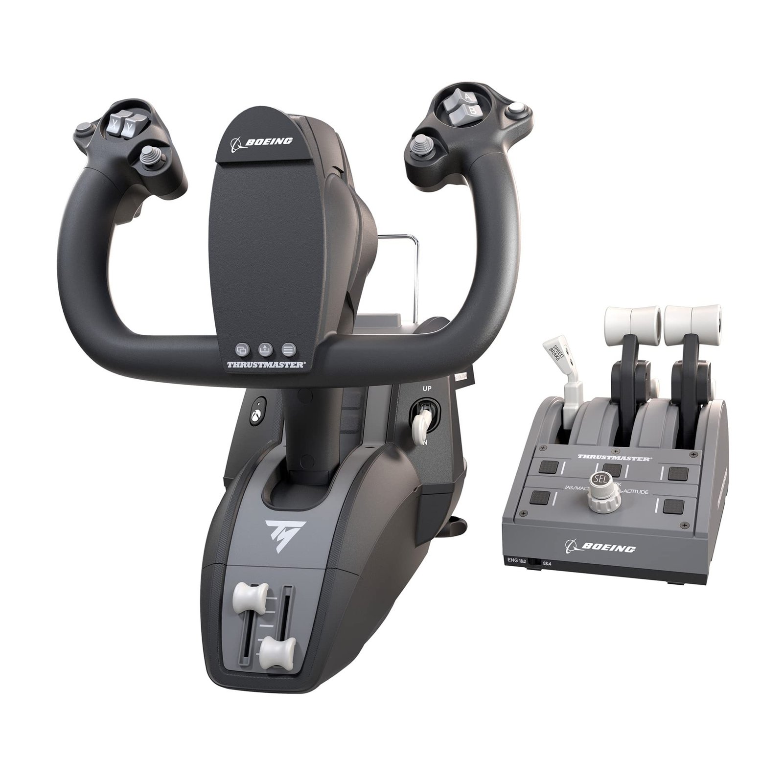 71ukjui68FL Thrustmaster TCA Yoke Pack Boeing Edition - Yoke & Quadrant - XBOX & PC – Bild 1