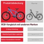 RCB GK2 26"-Mountainbike, 21-Gang-Kettenschaltung, Aluminiumrahmen, Federgabel, mechanische Scheibenbremsen, Getränkehalter, ideal für Freizeit und Fitness, geeignet für Jugendliche und Erwachsene – Bild 5