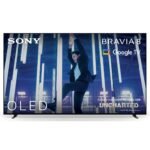 Sony BRAVIA 8 OLED 55 Zoll 4K HDR Google Smart TV | Gaming Features,IMAX Enhanced, Dolby Vision Atmos, Chromecast, Apple AirPlay, 120Hz 55XR80