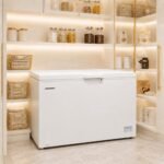 HEINNER HCF‑HM371CE++ – Gefriertruhe 371 L – Energieeffizienzklasse E – Elektronische Steuerung, Schnellgefrierfunktion, LED‑Innenbeleuchtung & Display, Weiß – 5 Jahre Garantie – Bild 7