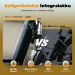 Finbike Elektrofahrrad mit Abnehmbarer 36V 13Ah Akku Bis zu 90KM, 26 Zoll E Bike mit 7 Gang Getriebe für Herren Damen Pendler Reisen Übung,60N.m 250W Motor Elektro Fahrrad mit LCD-Display – Bild 3