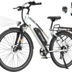 HITWAY 28" E-Bike, Elektrofahrrad Trekkingrad mit 36V 13Ah Akku, bis zu 100 km Reichweite, 250W Motor, 7-Gang, Pedelec Citybike für Damen und Herren
