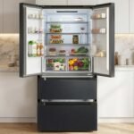 HEINNER HCFD-M516INVHDXE++ French‑Door Kühlschrank – 516 L Gesamtvolumen, Full No‑Frost, Inverter‑Kompressor, LED‑Touch‑Display, Dark Inox, Energieklasse E, 5‑Jahres-Garantie (Anthrazit) – Bild 7