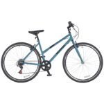 Wildtrak - Stahl-Trekkingrad, Erwachsene, 700C, 6 Gänge - Grün
