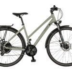 Prophete ENTDECKER 500 28 Zoll Trekkingbike mit Altus 24 Gang Kettenschaltung hydraulischen MT200 Scheibenbremsen 40 Lux LED Beleuchtung Alu 48 cm