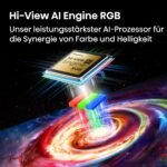 Hisense 85UR8DS Fernseher 85 Zoll, 4K UHD, RGB Mini LED, Smart TV, 180Hz, Hi-View AI Engine RGB, Dolby Vision.Atmos, AI RGB Lichtsensor, AI 4K Upscaler, AMD FreeSync Premium Pro, Tuned by Devialet – Bild 5