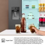 Hisense RS5P528STFE Side-by-Side mit Eis-, Crushed- und Wasserspender/ 528L/ Wassertank/ConnectLife/Supercool/Big Box/Flat Duct/XXL Türfach/BxHxT: 91,1×178,6×61,5cm/ Schwarz [Energieklasse E] – Bild 7