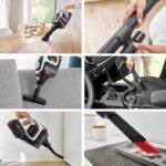 Bosch Akku-Staubsauger Unlimited Gen2 Serie 8 BSS825ALL, beutellos, bis 45 Min Laufzeit, austauschbarer Akku, Schnellladegerät, Hartboden-Softdüse mit LED, XXL-Polsterdüse, Fugendüse, weiß – Bild 11
