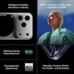 Apple iPhone 17 Pro Max 1 TB: 6,9" Display mit ProMotion, A19 Pro Chip, beste Batterielaufzeit, die es je in einem iPhone gab, Pro Fusion Kamera-System, Center Stage Frontkamera; Silber – Bild 4