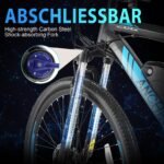 ANCHEER E Bike, 27,5" Trekkingrad E-Bike Herren Damen mit Abnehmbarer 36V 10.4Ah Akku, 250W Motor, 100km Reichweite, 7-Gang Elektrofahrrad, Pedelec E-Mountainbike für Erwachsene – Bild 8