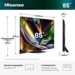 Hisense 85UR8DS Fernseher 85 Zoll, 4K UHD, RGB Mini LED, Smart TV, 180Hz, Hi-View AI Engine RGB, Dolby Vision.Atmos, AI RGB Lichtsensor, AI 4K Upscaler, AMD FreeSync Premium Pro, Tuned by Devialet – Bild 2