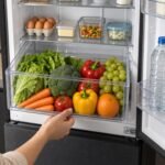 HEINNER HCNF-HM293INVDGE++ Kühl-Gefrierkombination, 293 L, 210 L Kühlteil + 83 L Gefrierteil, Total No Frost, Inverter-Kompressor, LED-Beleuchtung, reversible Türen, Energieklasse E, Grau – Bild 6