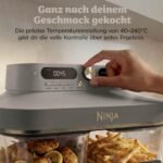 Ninja CRISPi DualZone Glas Air Fryer, Heißluftfritteuse mit 2 Körben, 8 Funktionen, zwei Gerichte gleichzeitig zubereiten, PFAS-freie Glasbehälter, Stein Gold DD103EUSD1 – Bild 8