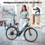 VARUN E Bike, 28 Zoll Ebike Damen Herren mit 48V 499.2Wh Akku, Bis zu 110km – Bild 7