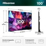 Hisense 100E7DS PRO Fernseher 100 Zoll, 4K UHD QLED, Smart TV, Hi-Concerto, 144Hz Game Mode, Hi-QLED Colour, Built-in Subwoofer, Filmmaker Mode, Dolby Audio, DTS Virtual: X, FreeSync Premium [2026] – Bild 2