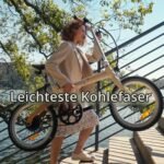 A Dece Oasis ADO Air E-Bike Air Carbon Elektrofahrrad, ebike Damen/ebike Herren,Bike,klapprad Riemenantrieb 14,5Kg IPS LCD Display, GPS,ADO APP,250W (Weiß) – Bild 9
