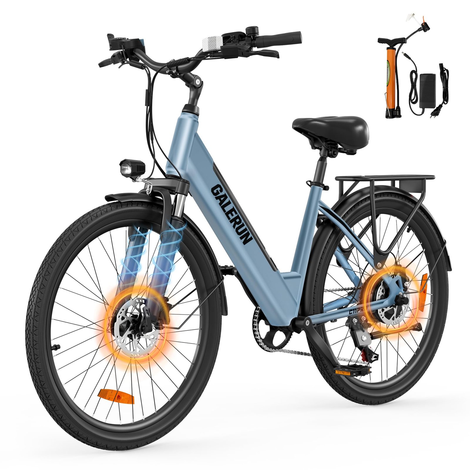 81RyraC7X1L GaleRun E-Bike Hydraulikbremsen26''für Erwachsene 7Gang Städtische Pendler – Bild 1