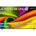 LG 55NU8E0B3LA TV 55 Zoll (139 cm) Nano 4K UHD TV (α7 Gen9 4K AI Prozessor, webOS 26, 60Hz (VRR bis zu 60Hz)) [Modelljahr 2026] [Energieklasse E]