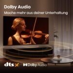 Hisense 32E4DS Fernseher 32 Zoll, 4K FHD Smart TV, Hi-View AI Engine, 60Hz Game Mode, Natural Colour Enhancer, Dolby Audio, DTS Virtual: X, Rauschunterdrückung, Airplay [2026] – Bild 4