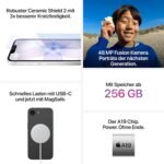 Apple iPhone 17e (512 GB): 6,1" Super Retina XDR Display, A19 Chip, Batterie für den ganzen Tag, 48 MP Fusion Kamera; Zartrosa – Bild 4