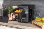 CHEF CUISINE Air Fryer Dual Zone 9L | Heißluftfritteuse mit 2 unabhängigen Schubladen, Touch-Bedienfeld & 12 Programmen | Fettarmes Garen, Grillen, Backen & Dörren | energieeffizient – Bild 4