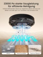 Lefant Saugroboter mit Wischfunktion 23000Pa 75°C Heißwasser-Moppwäsche – Bild 7