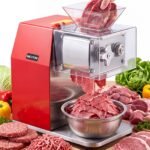 NEWTRY Kommerzielle Fleischschneider 850W 5mm Gastro Schneiden Würfeln