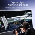 Pimax Crystal Light Hochauflösendes PC VR-Headset & VR-Brille mit 8K-Auflösung & 120Hz – Für SteamVR-Spiele, Flug- & Rennsimulatoren – Inklusive Controller, Vollzahlungs-Version – Bild 4