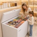 HEINNER HCF‑HM371CE++ – Gefriertruhe 371 L – Energieeffizienzklasse E – Elektronische Steuerung, Schnellgefrierfunktion, LED‑Innenbeleuchtung & Display, Weiß – 5 Jahre Garantie – Bild 9