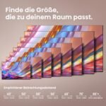Hisense 65E7DS Fernseher 65 Zoll, 4K UHD QLED, Smart TV, Hi View AI Engine, 60Hz Game Mode Plus, Dolby Vision IQ, QLED Colour, Filmmaker, Smooth Motion, Airplay, Sprachsteuerung, 2026 – Bild 14