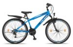 Talson 26 Zoll Mountainbike Fahrrad MIT 21-Gang Shimano, Gabelfederung & Beleuchtung Blau