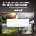 Kältebringer® Split Klimaanlage 12000 BTU 3,7 kW - Ohne F-Gas, R290 – Bild 4