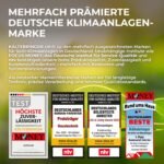 Kältebringer® Split Klimaanlage 12000 BTU 3,7 kW - Ohne F-Gas, R290 – Bild 3