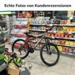 LSBIKE Mountainbike 24/26/27.5/29 Zoll, 21 Gang Schaltung MTB Fahrrad, All-Terrain Mountain Bike mit Doppelscheibenbremse und Gabelfederung, Outdoor Fahrräder mit Wasserflaschenhalter (Grau, 24 Zoll) – Bild 7