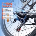 GaleRun E-Bike Hydraulikbremsen26''für Erwachsene 7Gang Städtische Pendler – Bild 5